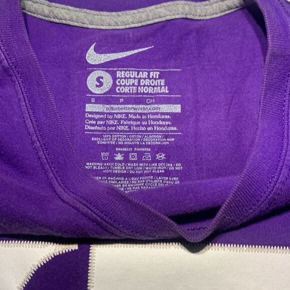 Minnesota Vikings Nike T-Shirt #15 Jennings Men’s Size Small Purlple Skol - Picture 3 of 5